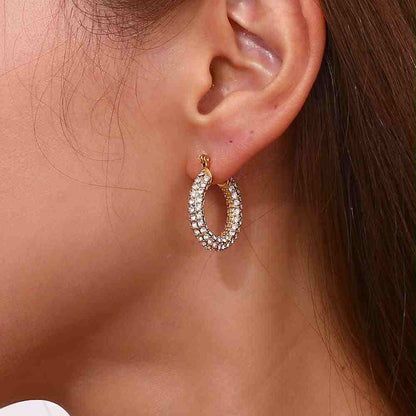 Chunky Stoned Earrings