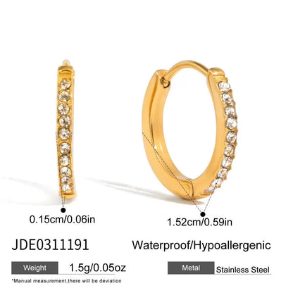 Elegant Stoned Earrings