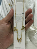 3 bow necklace