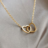 Two hearth necklace