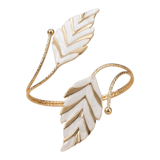 White Leaf ArmCuff