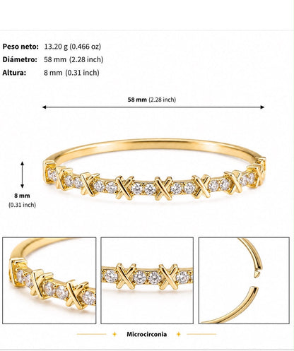 Cross Stoned Bracelet