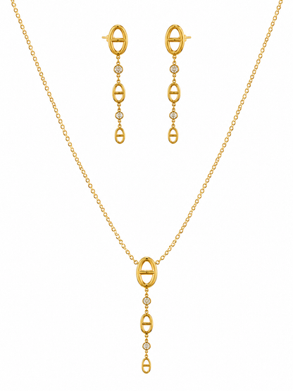 CD Necklace+Earring