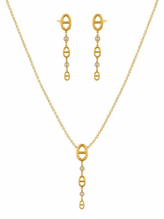 CD Necklace+Earring