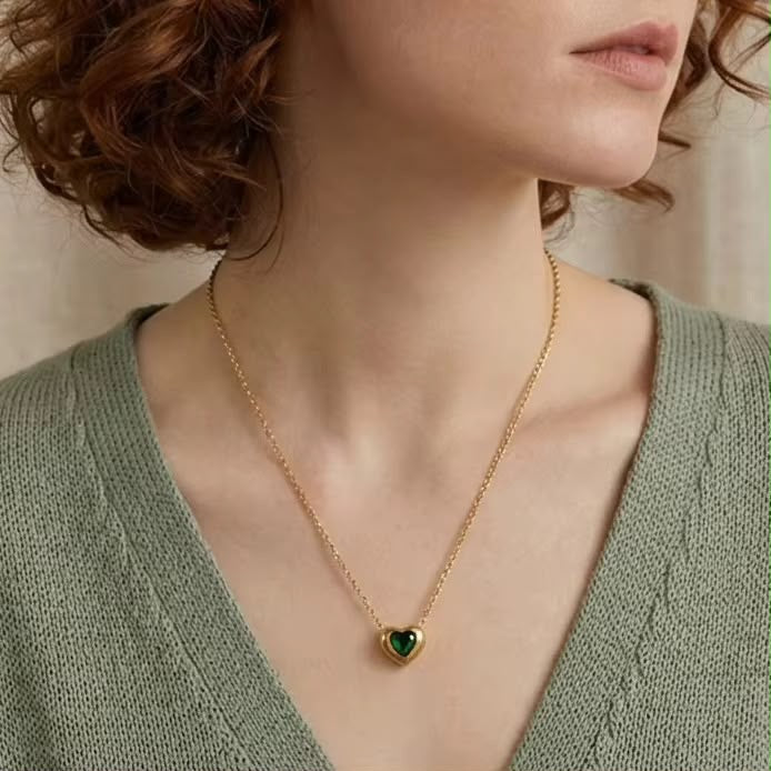 Stoned Heart Pendant