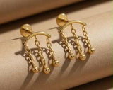 18k Helix/Tragus Dangle Earring