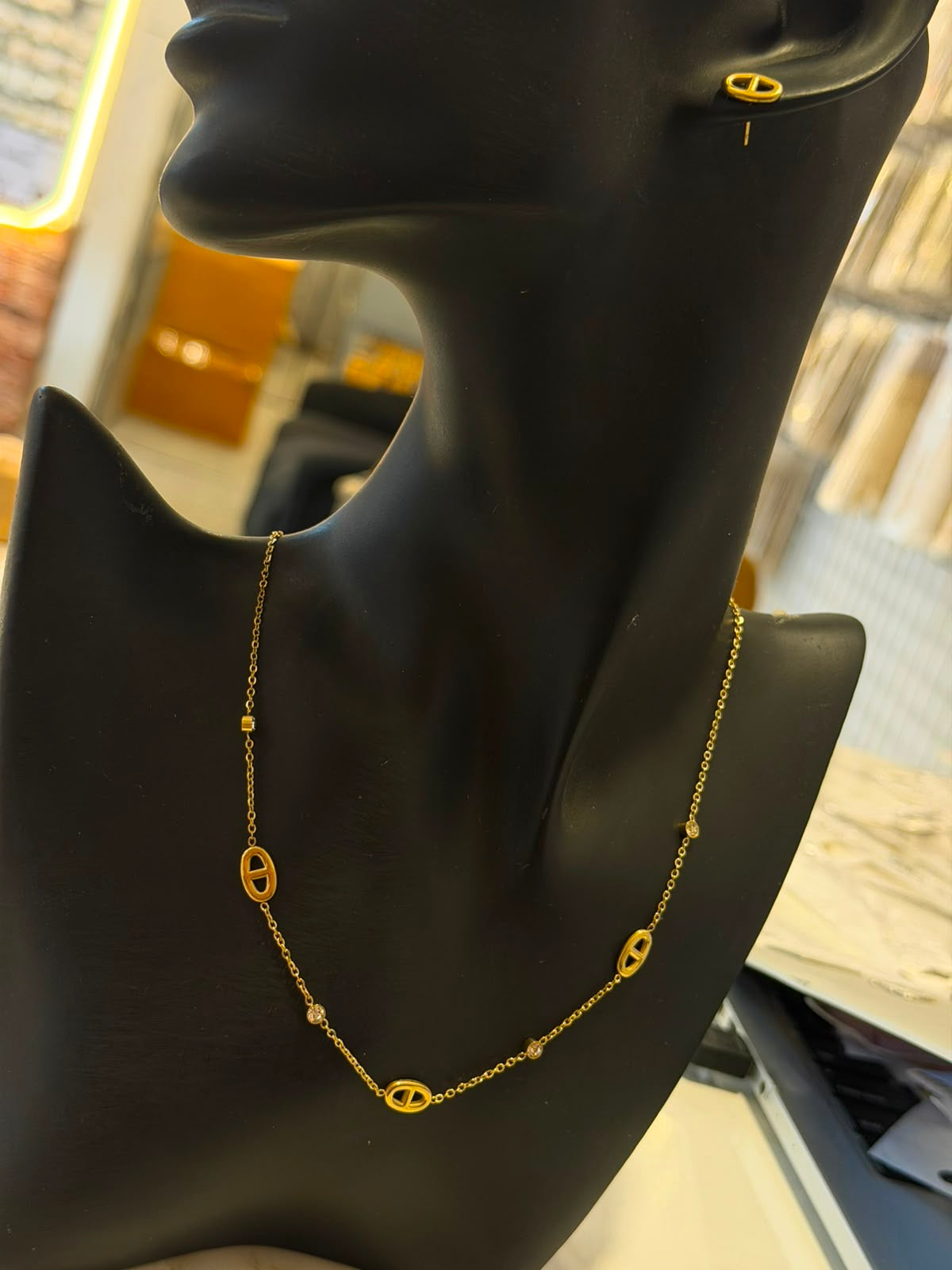 CD Necklace+Earrings
