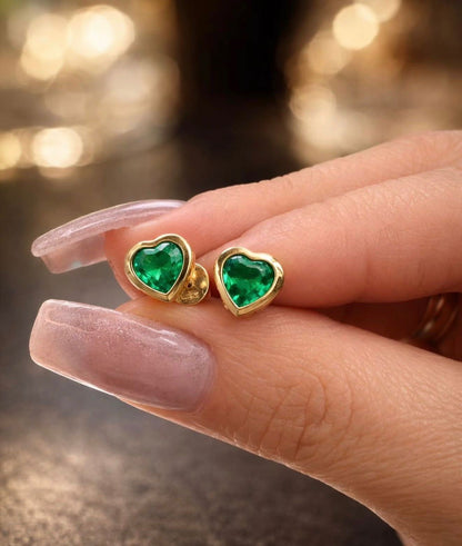 Heart stoned Studs