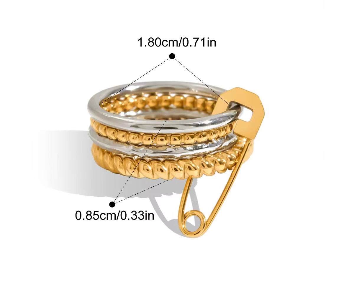 Safety Pin Ring