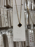 Stone clover necklace