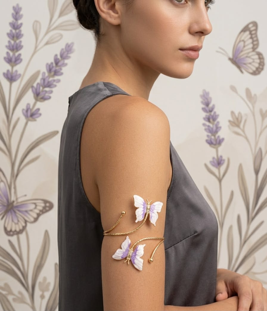 Lilac Butterfly ArmCuff
