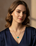 Natural stone necklace