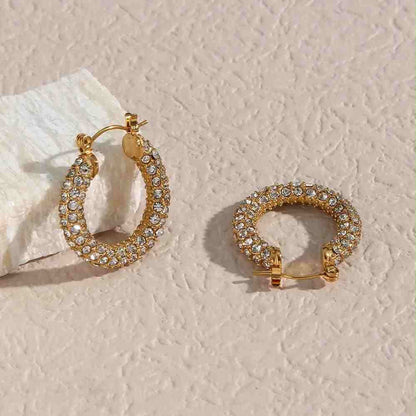 Chunky Stoned Earrings