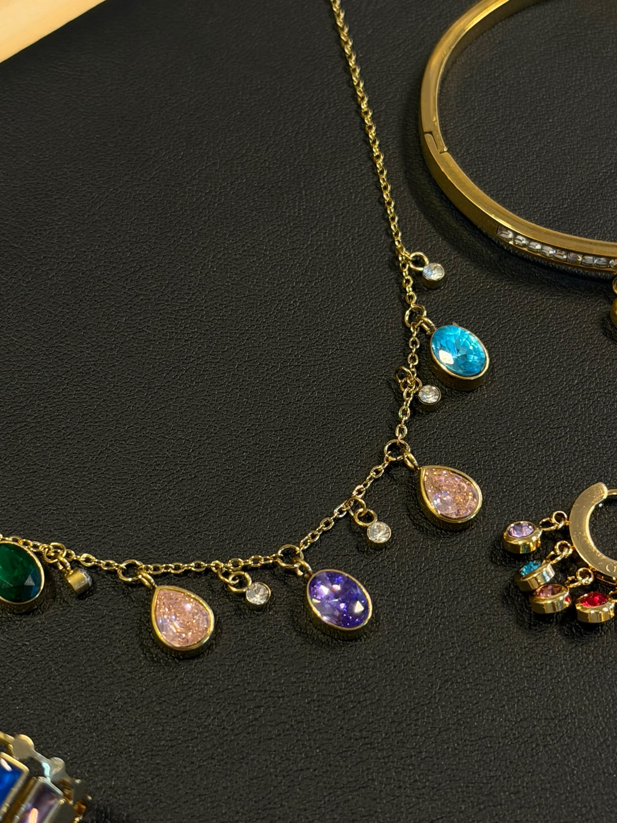 Multi Gemstone Set (adjustable Ring)