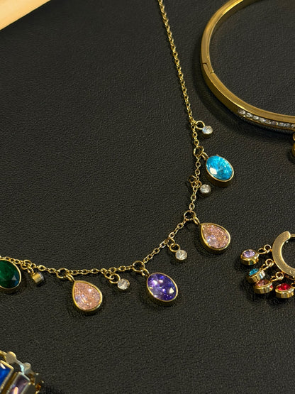 Multi Gemstone Set (adjustable Ring)
