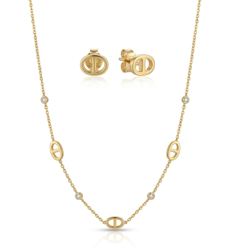CD Necklace+Earrings