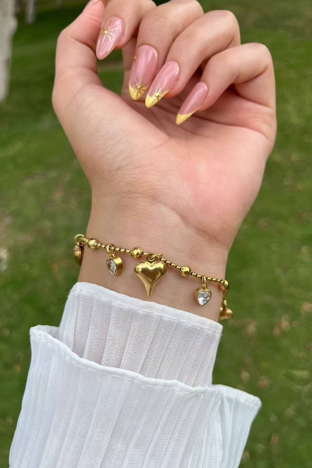 Chunky Heart Bracelet