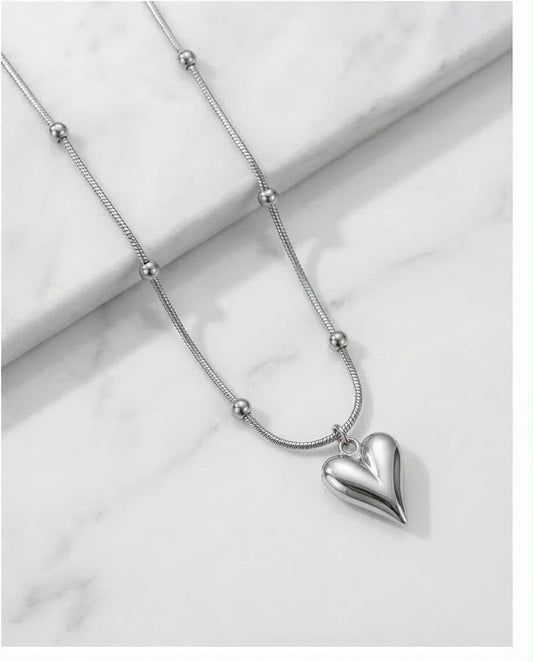 Silver Heart Necklace