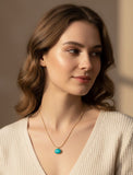 Natural stone necklace