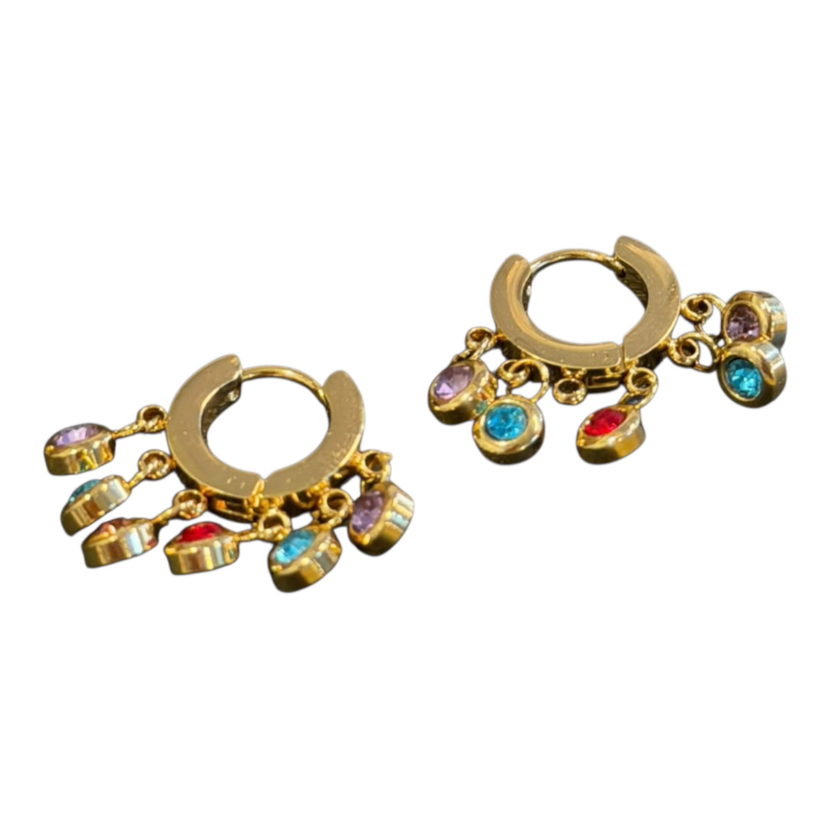 Multi Gemstone Earrings