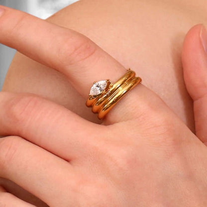 Zirkoon ring