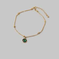 Emerald Anklet