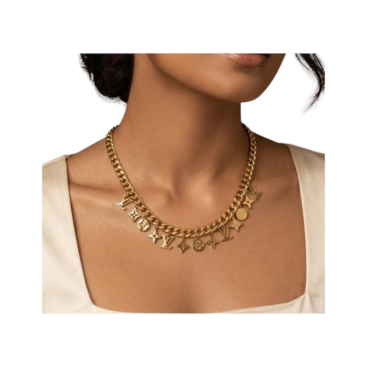 Chunky LV Necklace