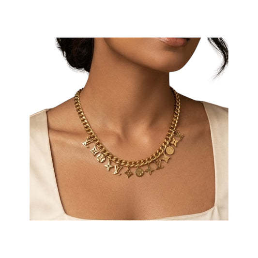 Chunky LV Necklace