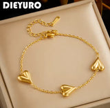 3 heart braclate
