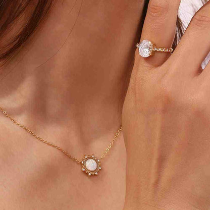Stone necklace