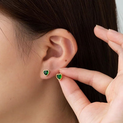 Heart stoned Studs