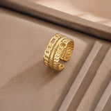 Chunky adjustable ring