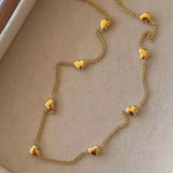 7 heart necklace