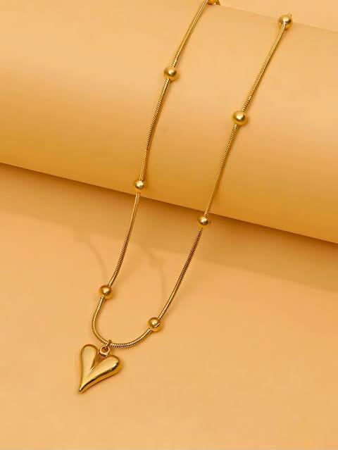 Golden Heart Necklace