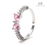 Trending bow  adjectable ring