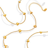 Heart combo bracelet & necklace