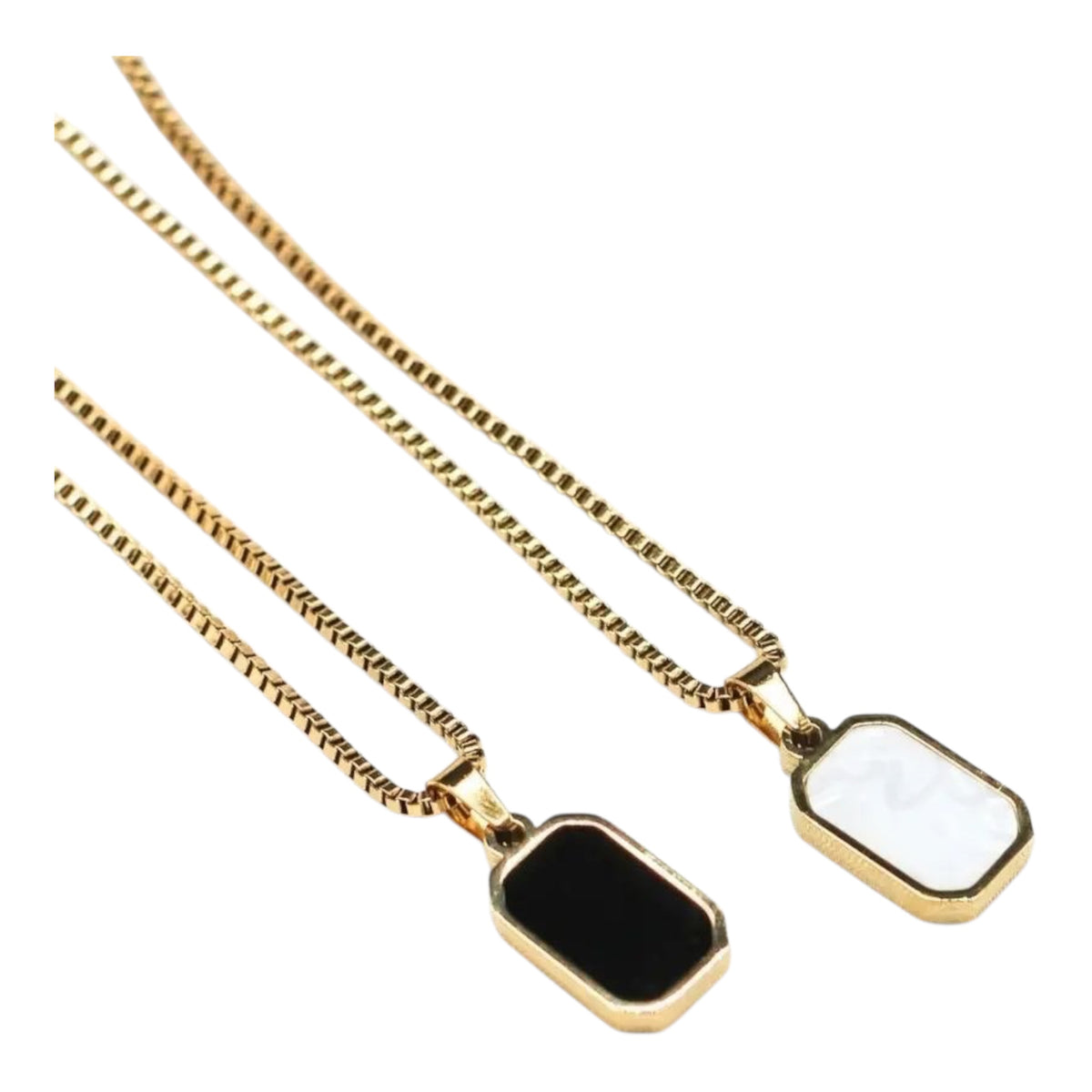 Solid Stone Necklace