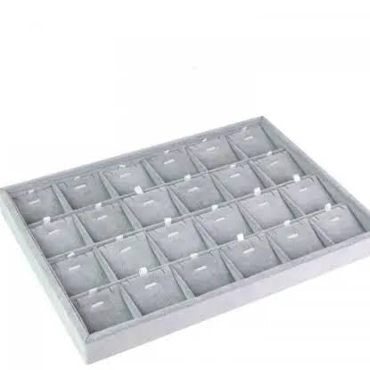 Necklace Display Tray (18 compartments)