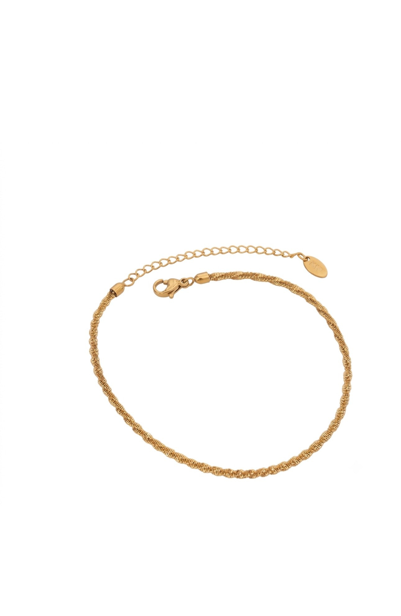 Twisted sparkle braclet