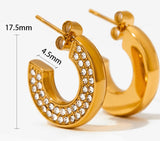 Glint Mini CZ Hoop
