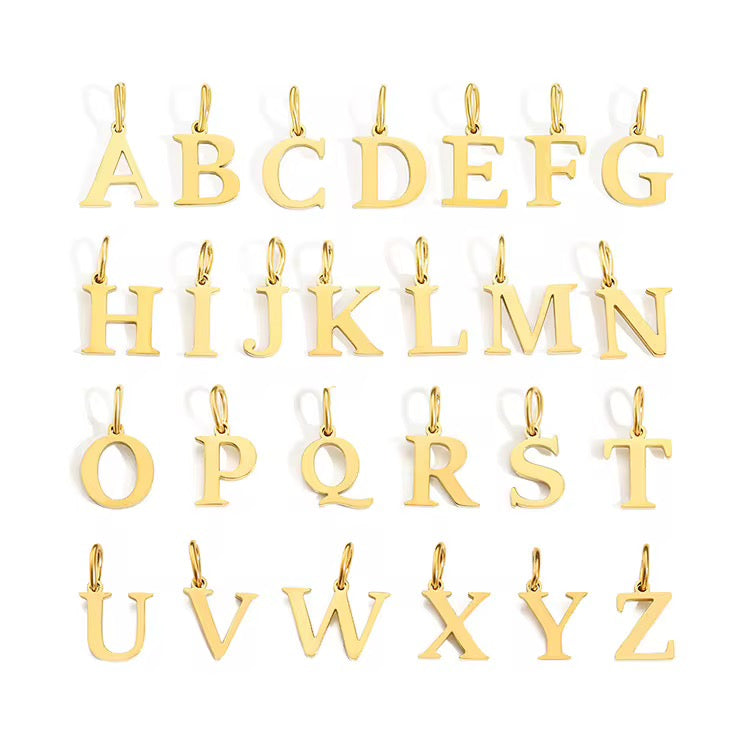 Alphabet charms
