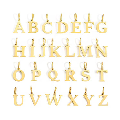 Alphabet charms