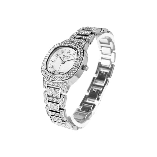 Silver Crystal  Watch