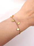 Leaf flower braslet