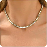 Luster necklace and breclate