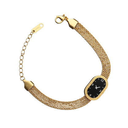 Mesh Clock Bracelet