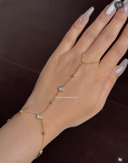 Hand chain Stoned