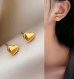 Heart combo Bracelet necklace and studs