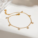 Zircon one stone bracelet