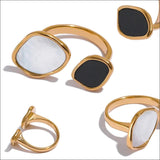 Acrylic sheel  adjustable ring